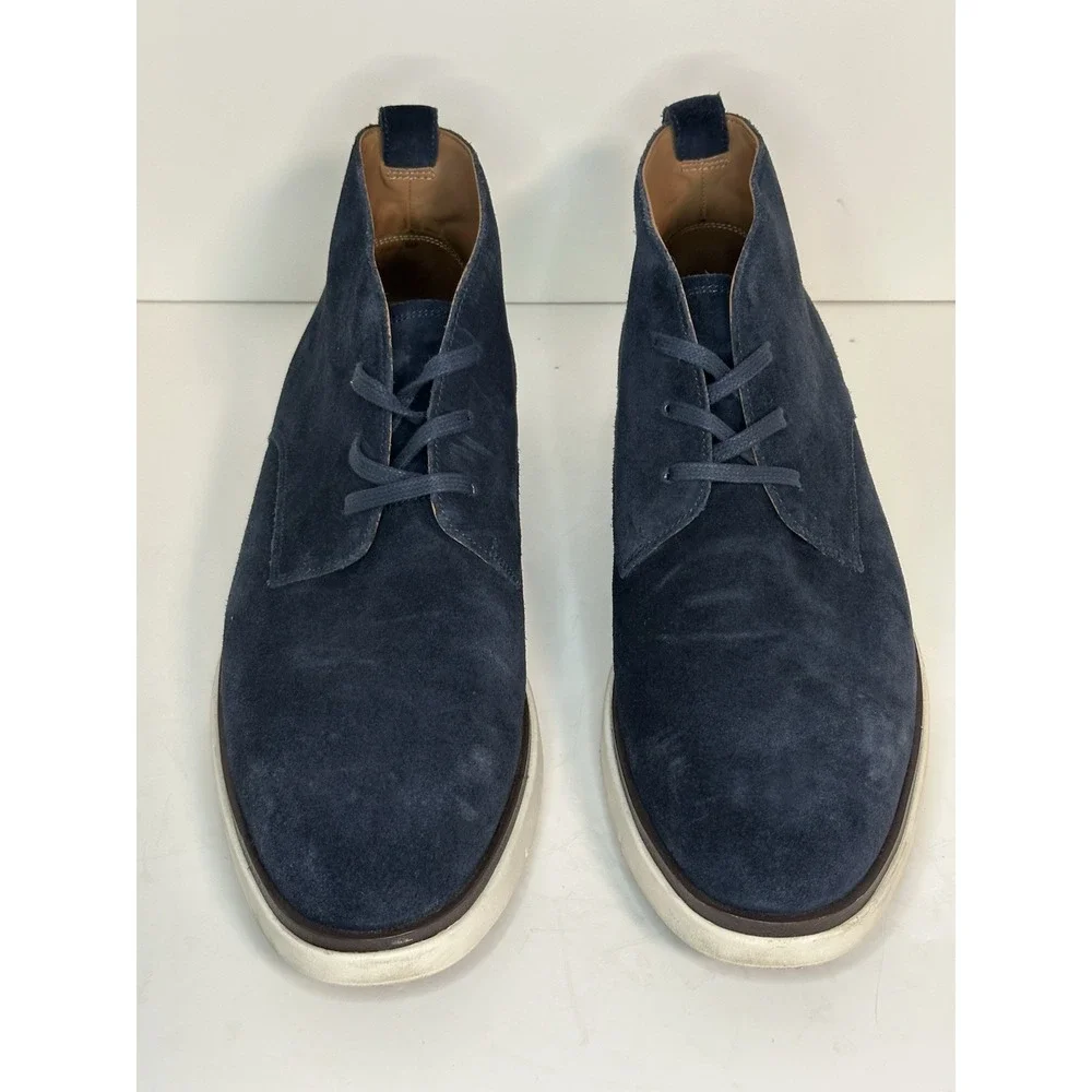 Allen Edmonds, Carson Hybrid Chukka Boots, Sea‎ Suede, Size 10D